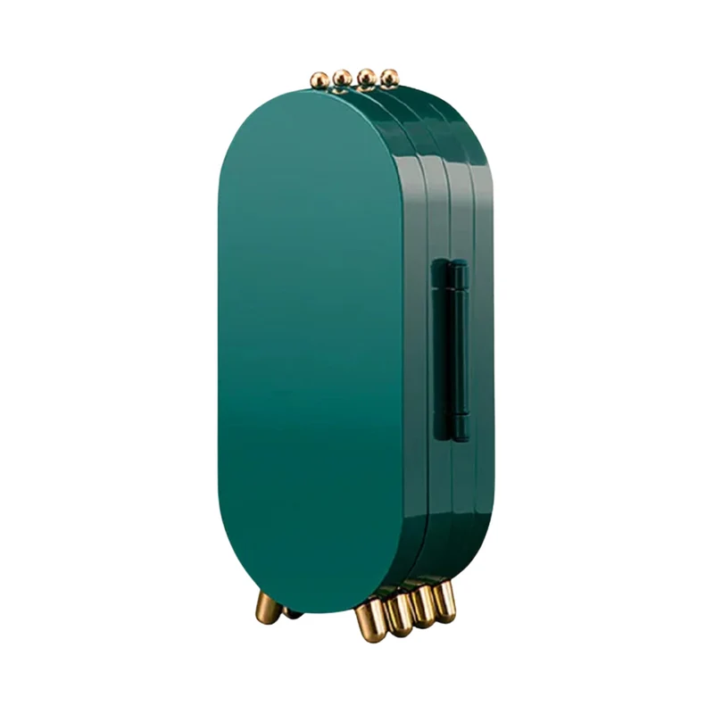 Sammenfoldelig Smykkeboks med Spejl og Opbevaringsrum