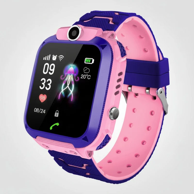 Børne-smartwatch med GPS og opkaldsfunktion for tryghed