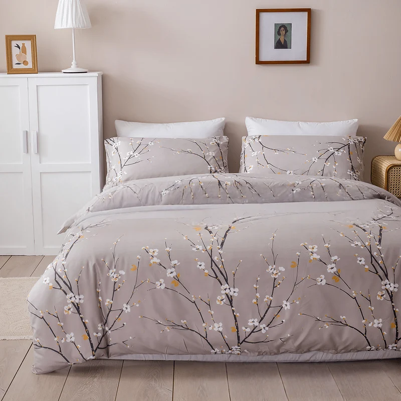 Elegant Sengetøjsæt med Blomsterdesign for Ro og Stil