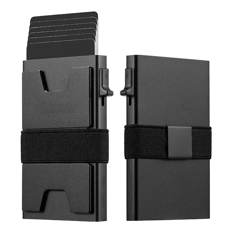 Elegant RFID-kortholder i aluminium - Beskyt dine data