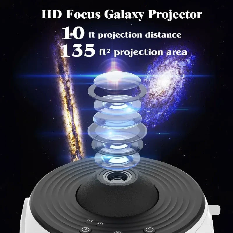 Stjernehimmel Projektor med 360° Rotation og 12 Effekter