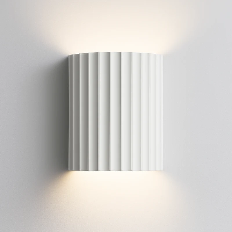 Moderne Væglampe i Resin med Blødt LED-lys for Stemning
