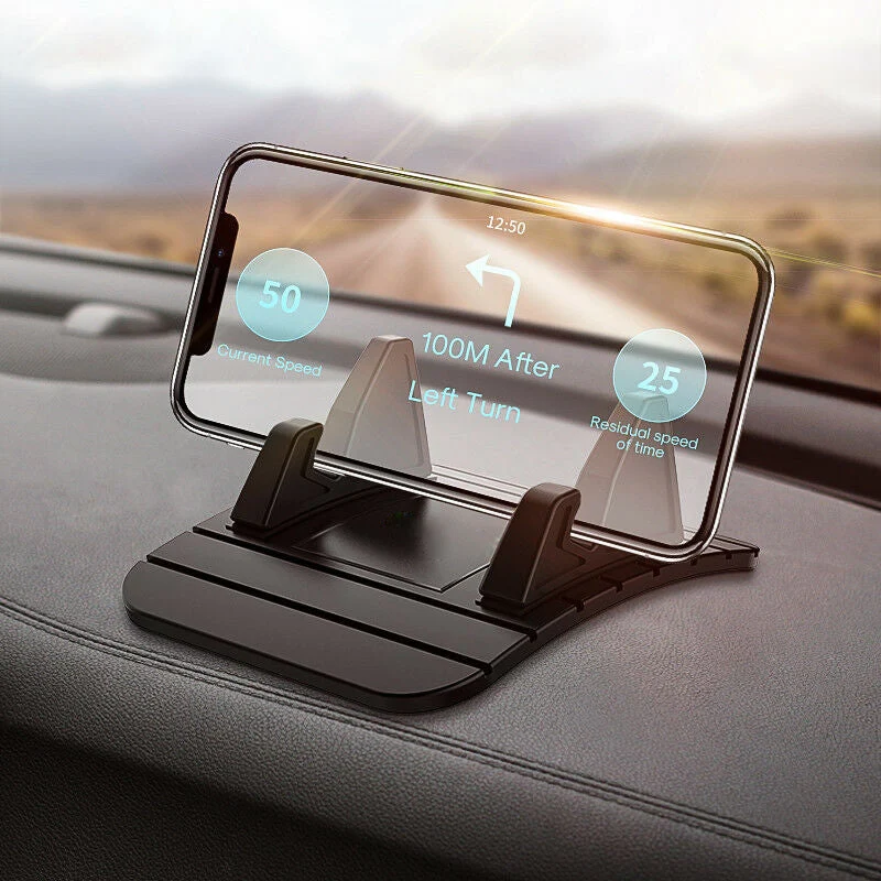 Skridsikker Mobilholder til Bilen – Perfekt til Navigation
