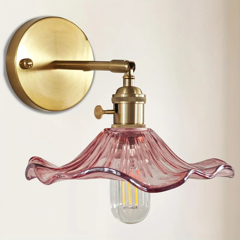 Elegant Glas Væglampe – Tidløs Belysning til Moderne Hjem