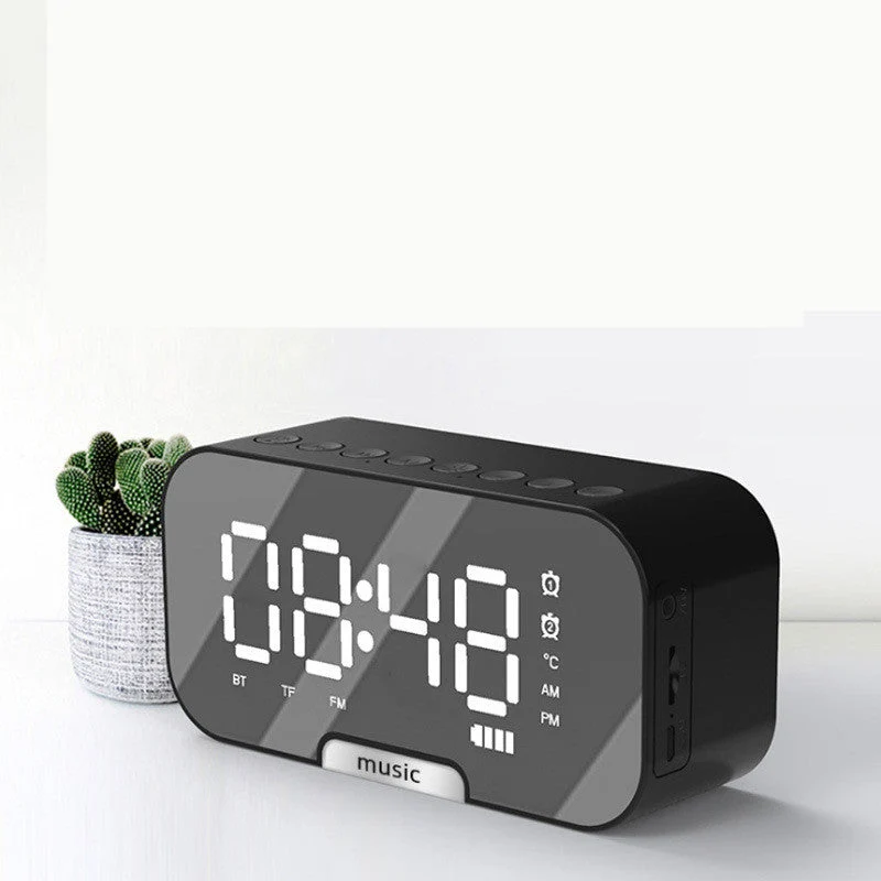 Digital Vækkeur med Reflekterende Display og Bluetooth