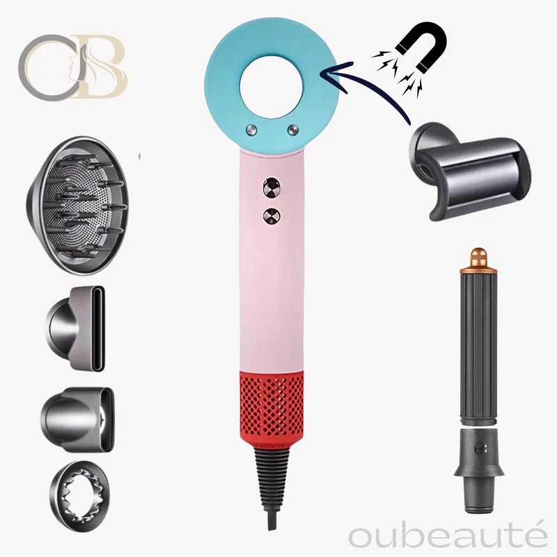 Effektiv Hårtørrer med Diffusor og Coanda-Effekt