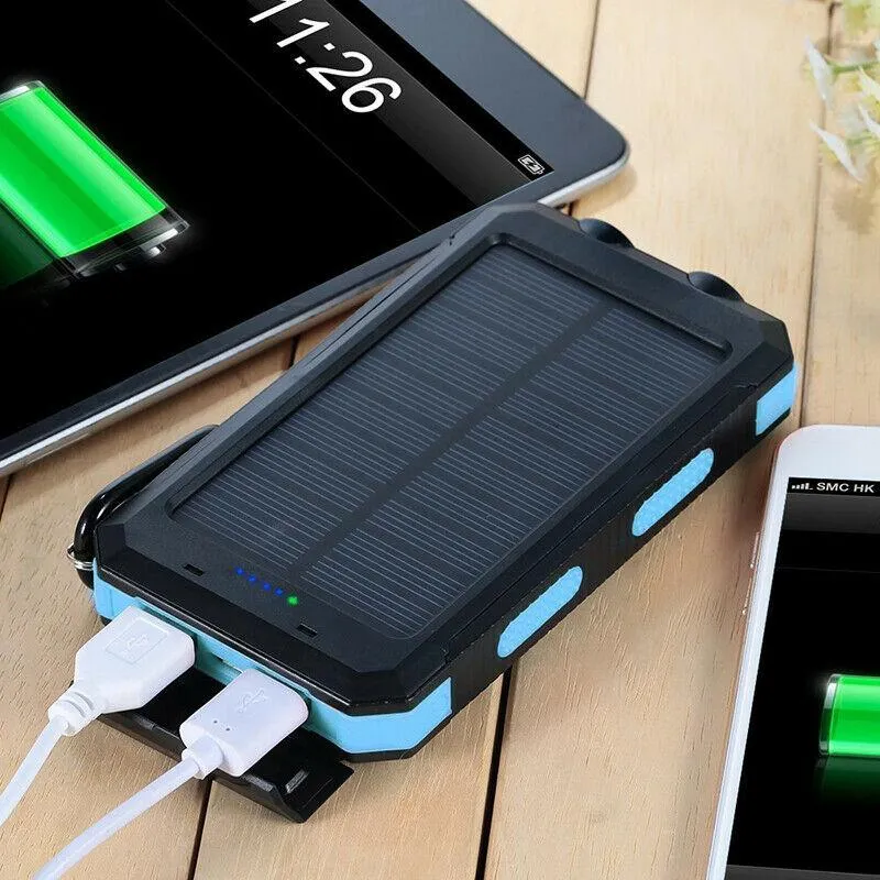 Solcelle Powerbank 500,000mAh – Altid Energi Ude i Naturen