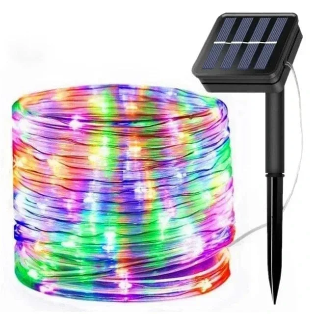 Solardrevet Lyskæde Udendørs - 300 LED & 8 Lysindstillinger