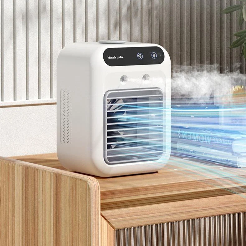 Stillegående Bærbar Ventilator med Vandkøling - Nem Komfort