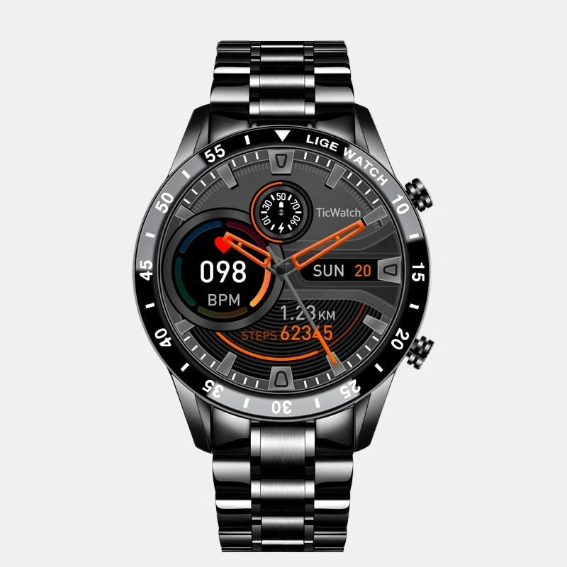 Elegant Smartwatch med Avanceret Sundhedsovervågning