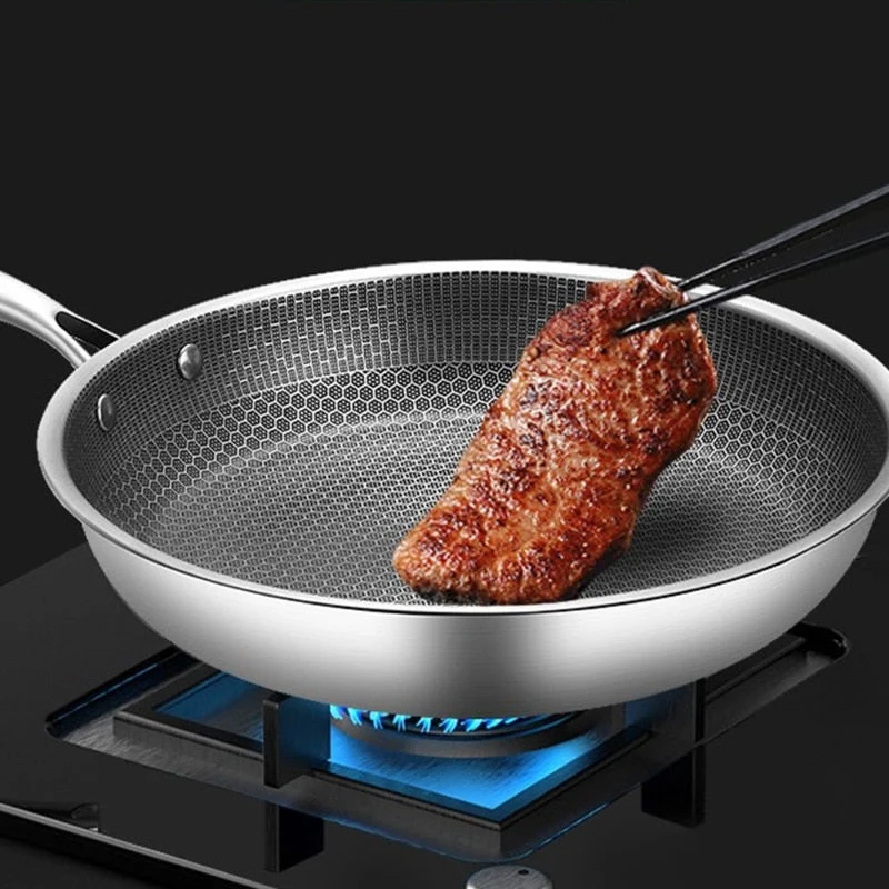 Sund Non-stick Stegepande i Rustfrit Stål, 28 cm