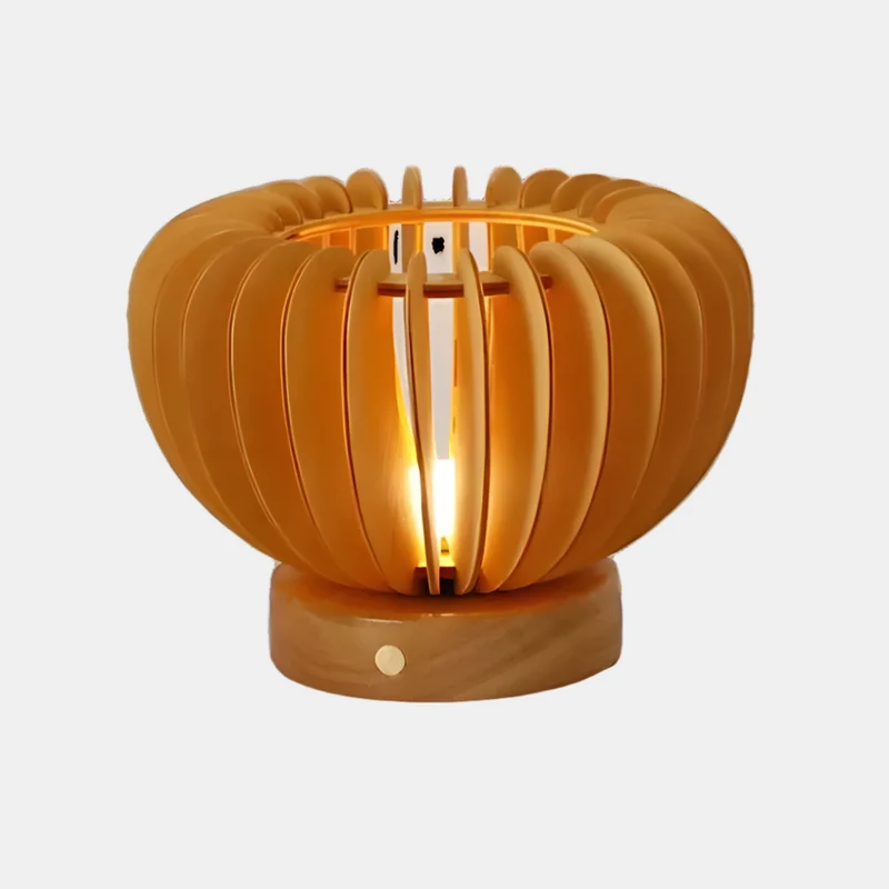 Sammenklappelig LED-lampe med vintage design og USB-opladning