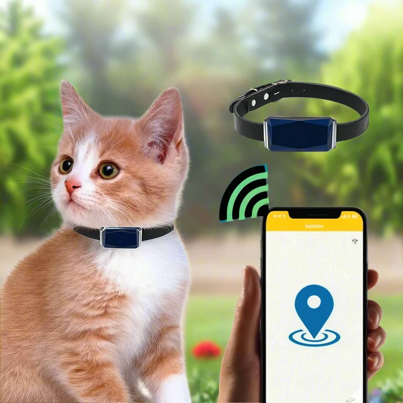 GPS Tracker til Kæledyr - Live Lokation & Lang Batteritid
