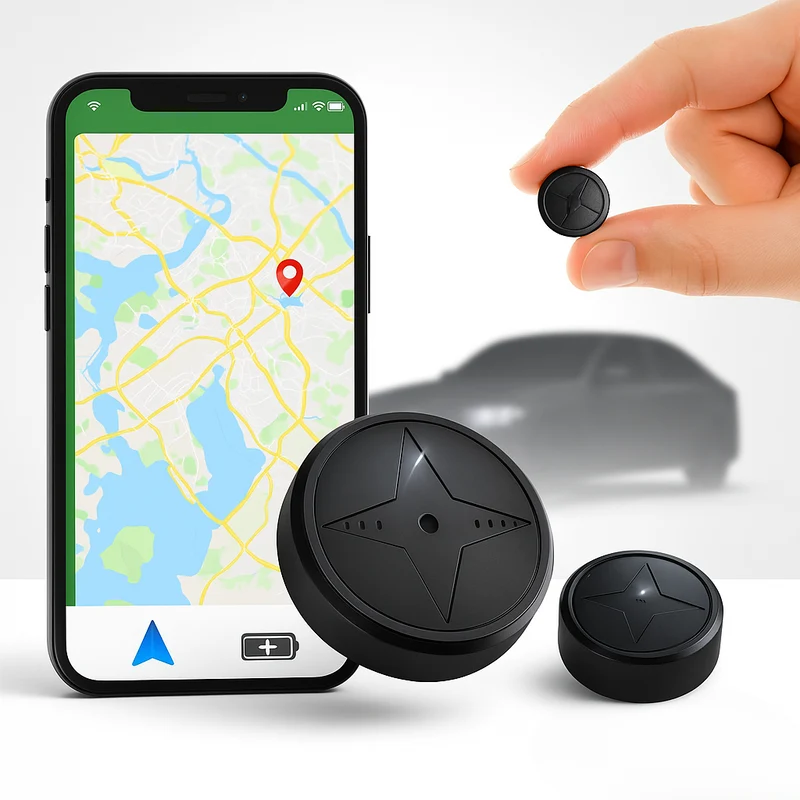 Diskret GPS Tracker til Køretøjer med Lang Batterilevetid