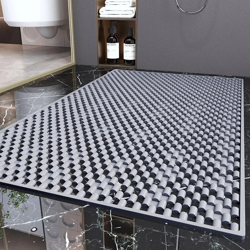 Anti-Slip Hule Ude Vandtæt Badeværelse Mat