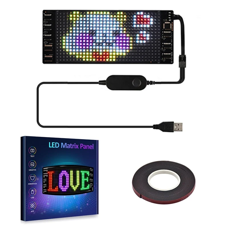 RGB Display Fleksibel Pixel Smart Panel