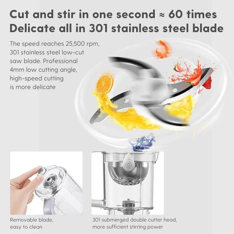 Bærbar Mad Damper Blender
