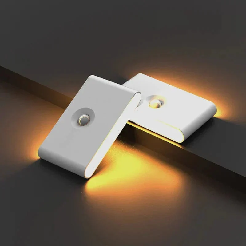 GlowStep – LED natlamper med bevægelsessensor, USB-opladning og blødt, varmt lys