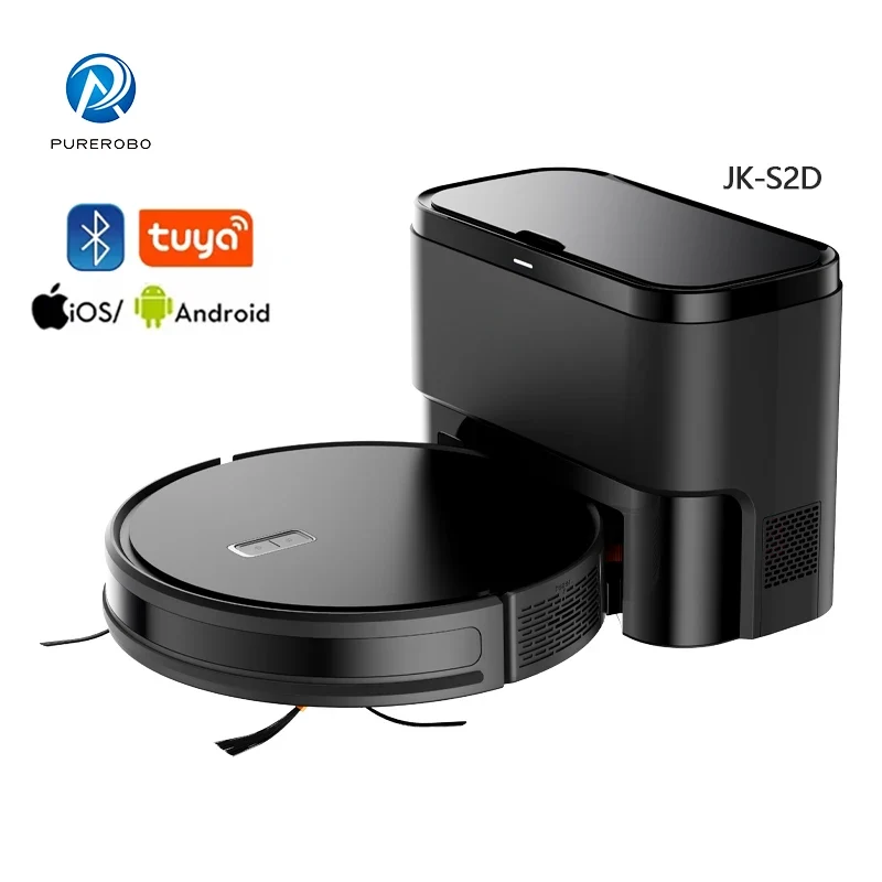 Robot Vacuum for Hardwood Floors- Robot Vacuum Cleaner Automatic Cleaning Recharge Bookable Timed Cleaning With Voice Announcement Smart Sweeper Robot