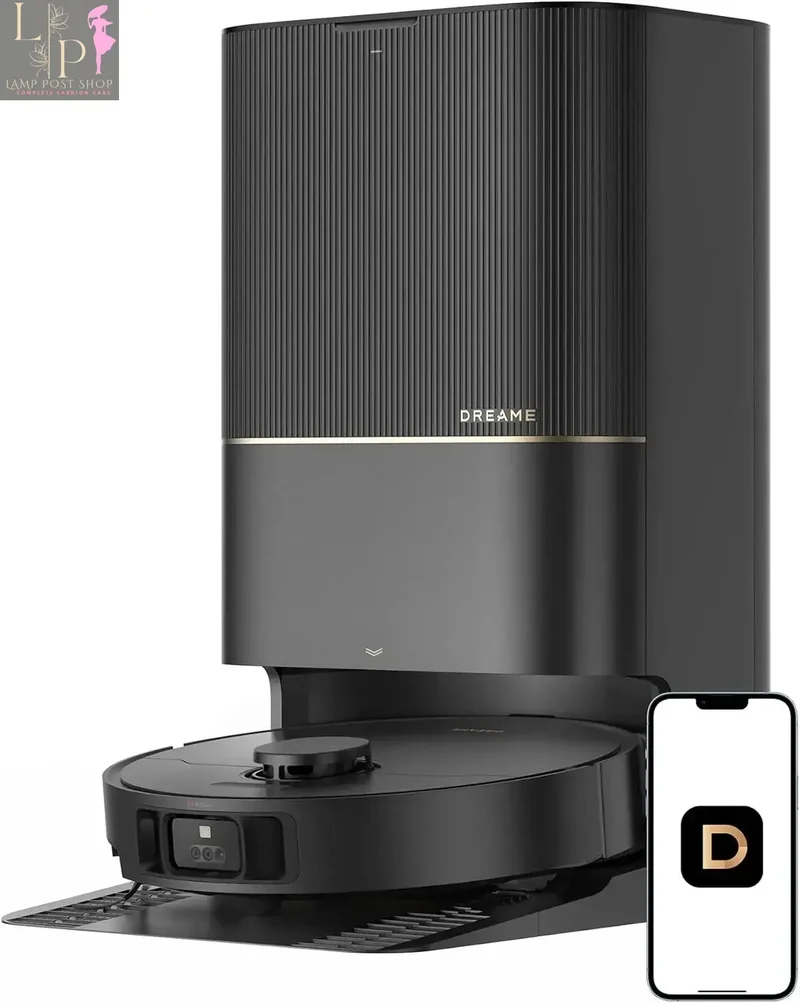 Automatic Vacuum Cleaner for Carpet- Robotic Vacuum with Liftable Mop, 12000Pa Suction, Side Brush