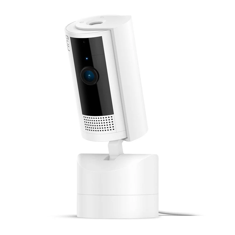Ring Pan-Tilt Indoor Cam - 1080p HD- White