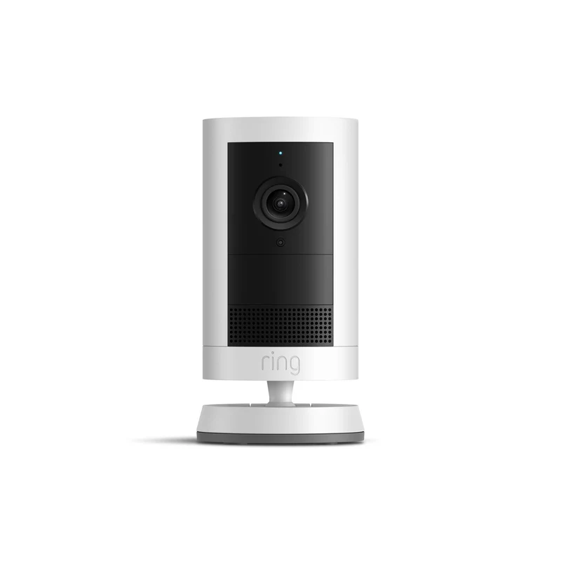 Ring - White Outdoor Cam Plus - Battery with 2K Video