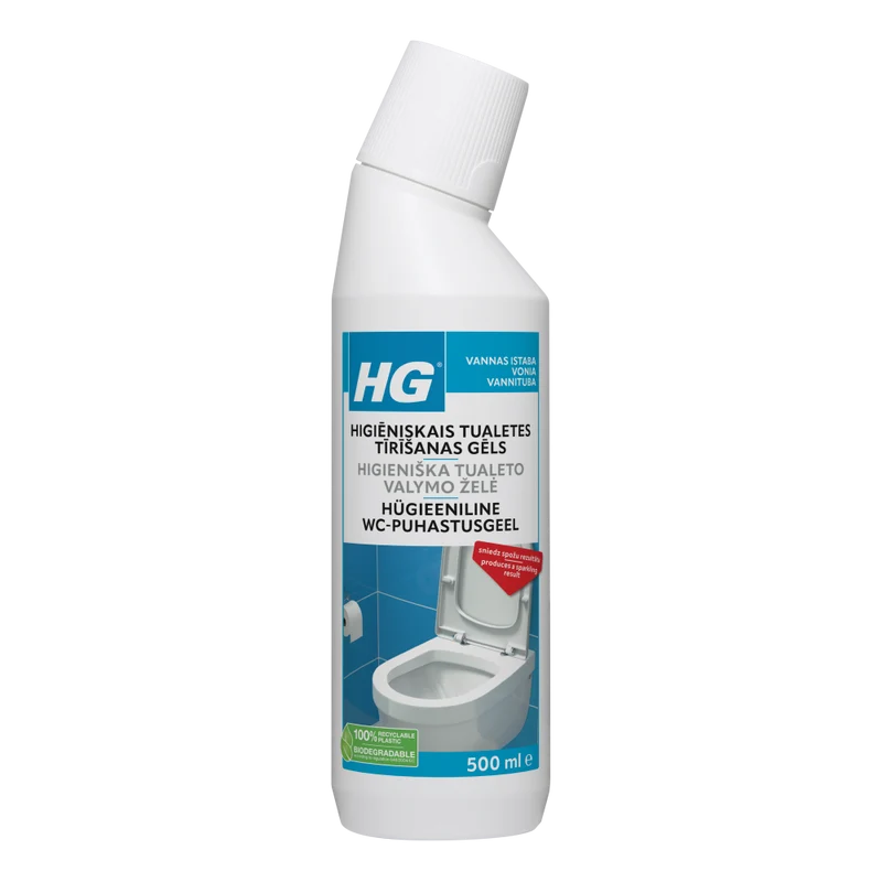 HG toilet cleaner gel hygienic - 500 ml