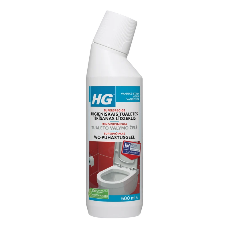 HG toilet cleaner gel super powerful - 500 ml