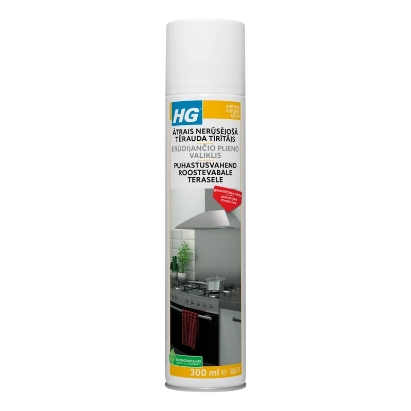 HG rapid stainless-steel cleaner - 300 ml
