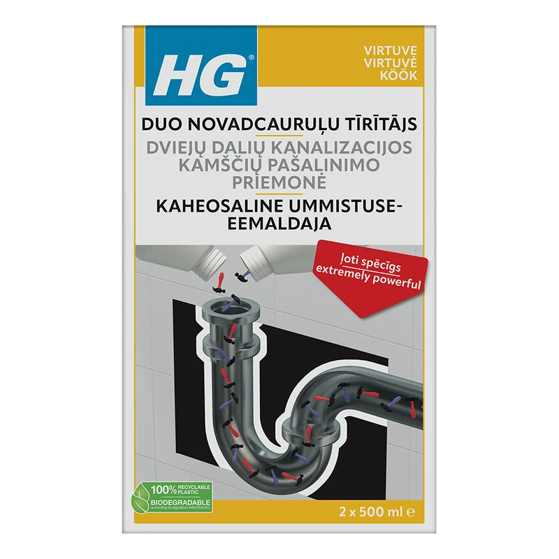 HG duo unblocker - 2x500 ml