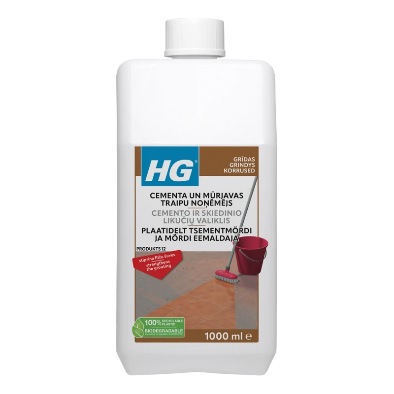 HG tile cement grout and mortar remover - 1L