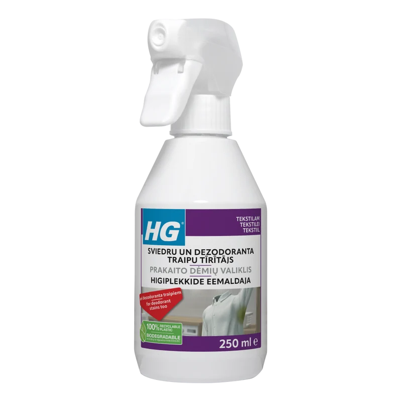 HG perspiration stain remover - 250 ml