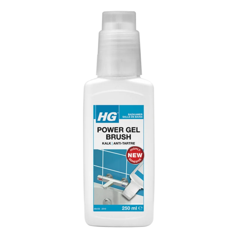 HG extra strength limescale cleaning gel with brush - 250ml