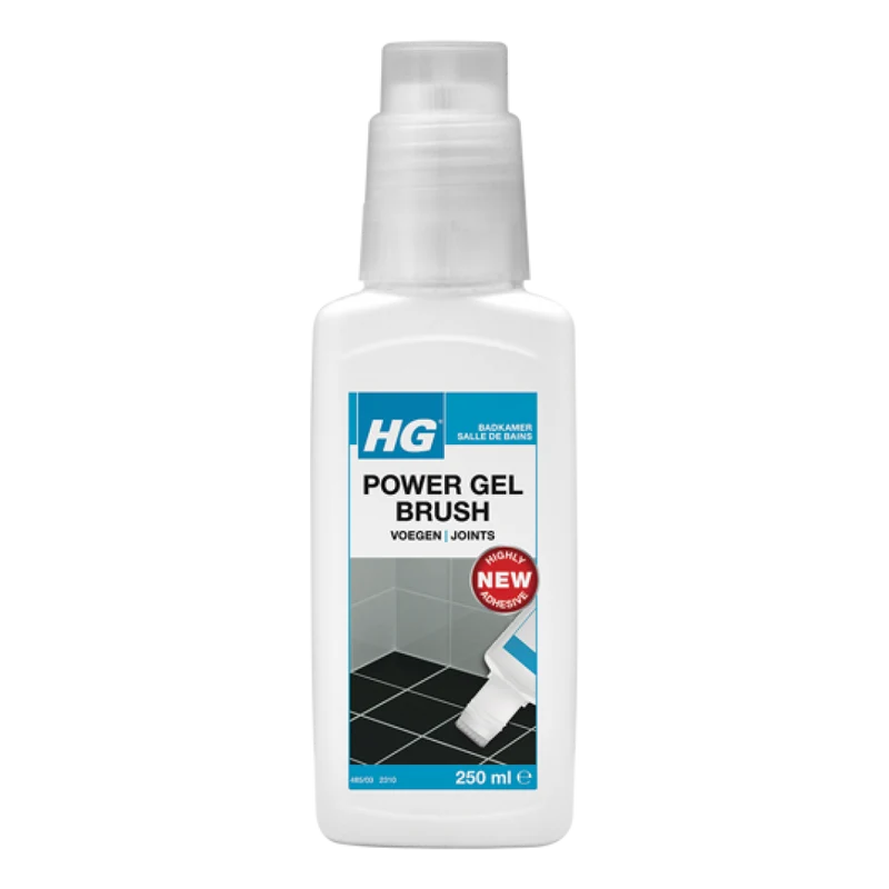 HG extra strength tile grout cleaning gel brush - 250ml
