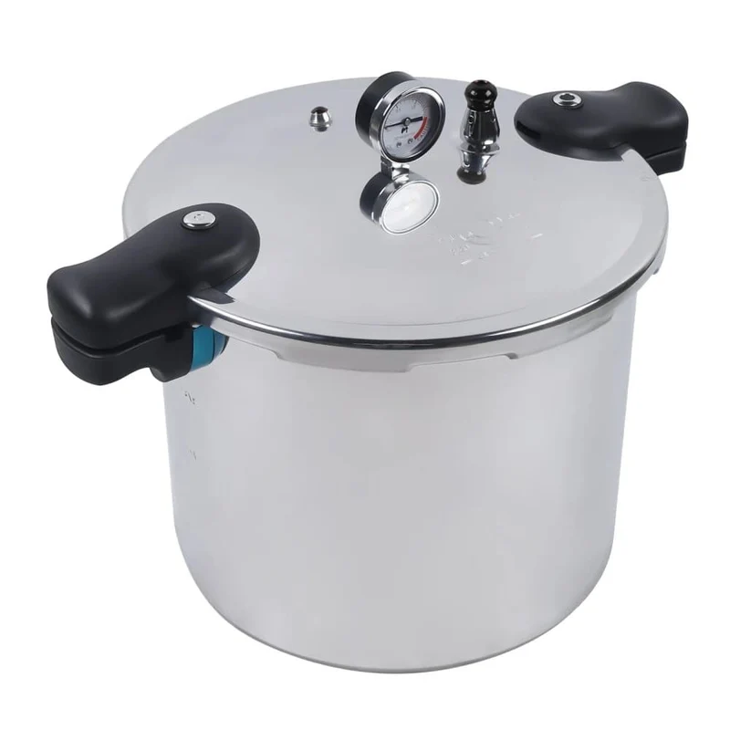 Thickened Explosion-Proof Pressure Cooker, Light Grey