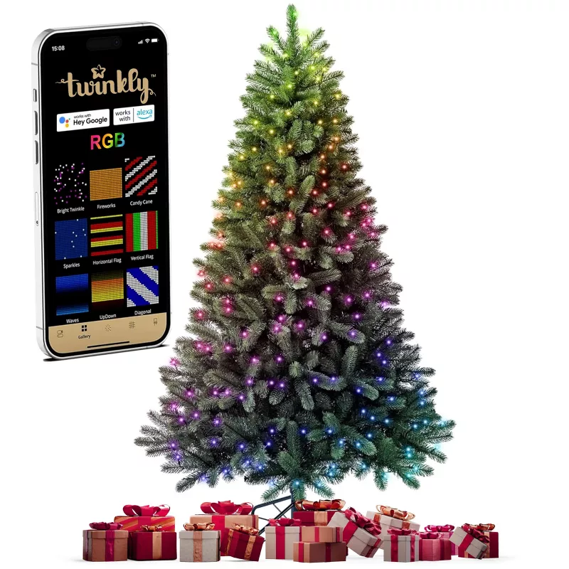 Twinkly 6Ft Prelit Regal Tree 435 RGB LED