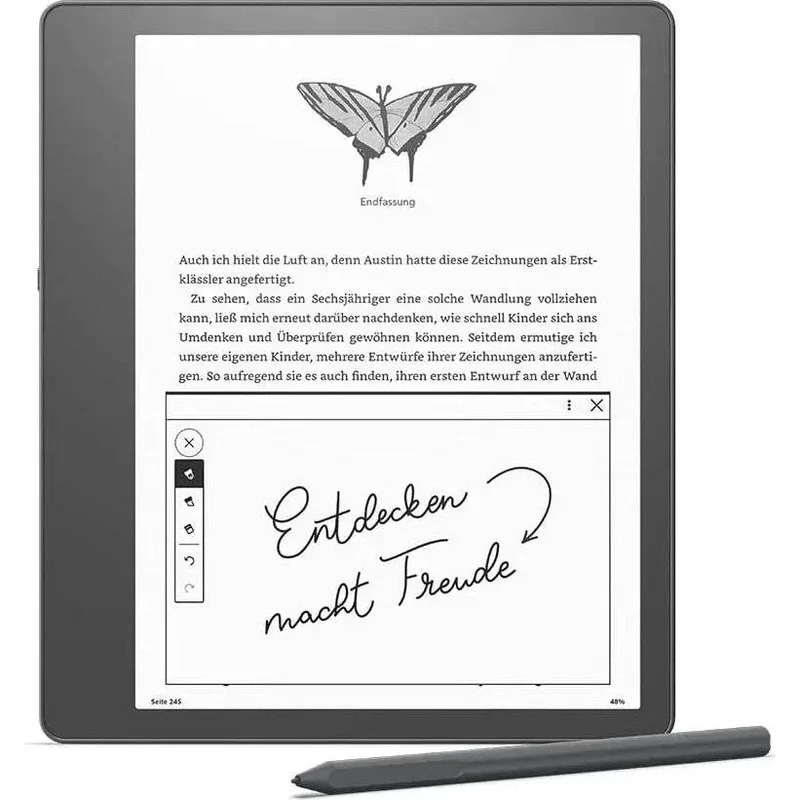 Amazon Kindle Scribe 1st Gen 16GB 10.2" Premium Pen, Tungsten