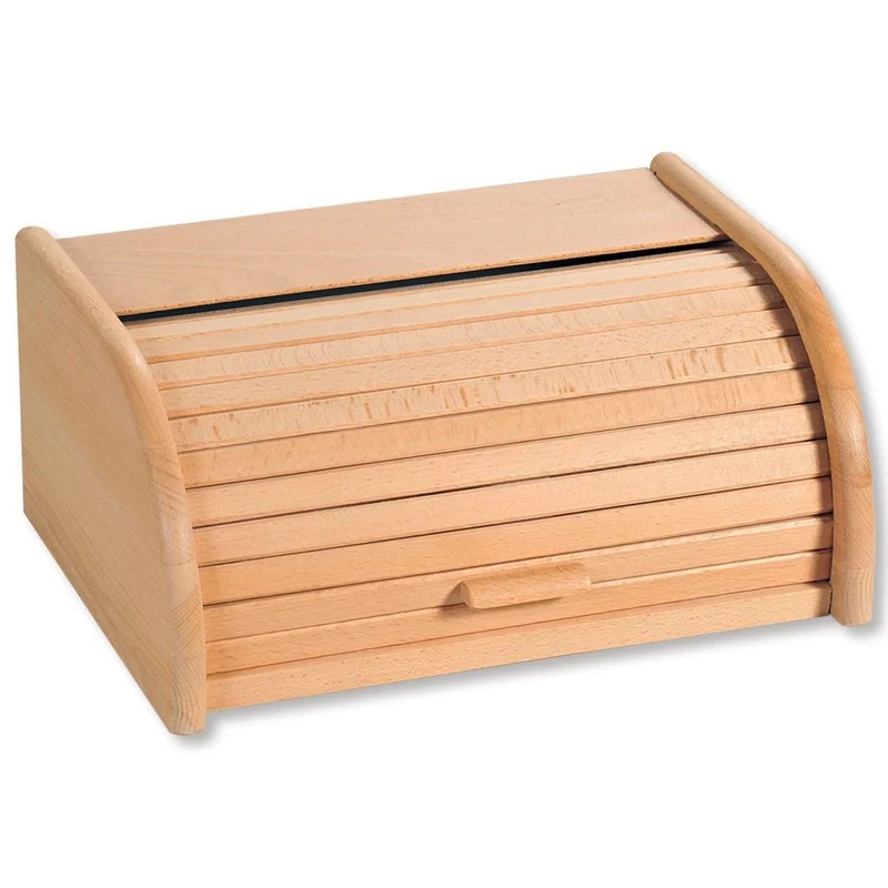 Kesper Bread Bin, Beech Wood 30x15x20 cm