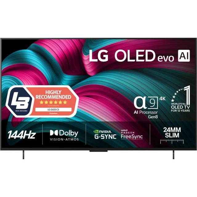 LG 42" C5 4K OLED evo TV, 2025