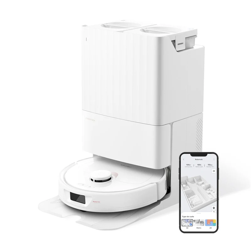 【Certified Refurbished 90% New】Roborock Qrevo Robot Vacuum with Multifunctional Dock