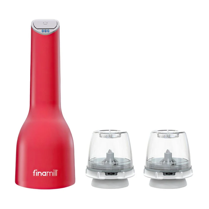 FINAMILL electric spice grinder, rechargeable - sangria