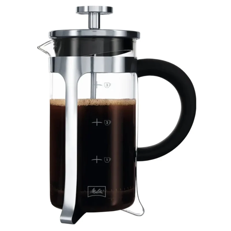 MELITTA FRENCH PRESS PREMIUM 3 cup coffee maker - black/silver