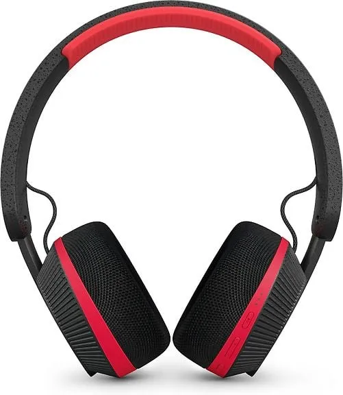 Philips GO Over-ear Sports Headphones, Black/Red TAA6219BLK/00