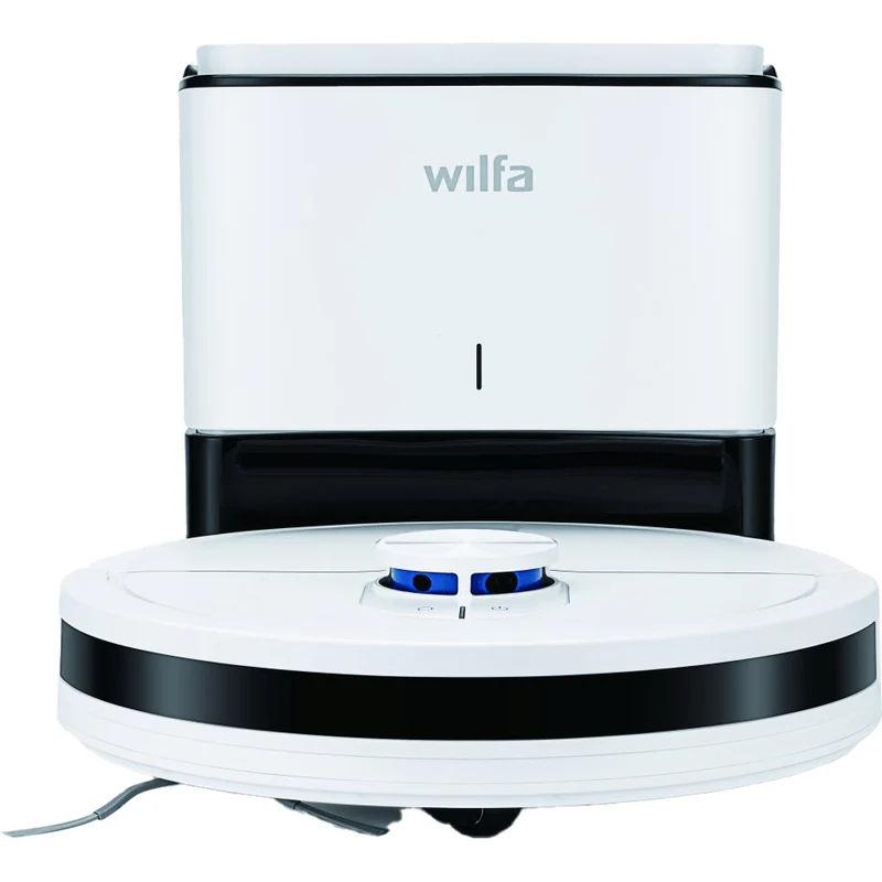 Wilfa RVC-W4LIN+ Robot Vacuum Cleaner, White