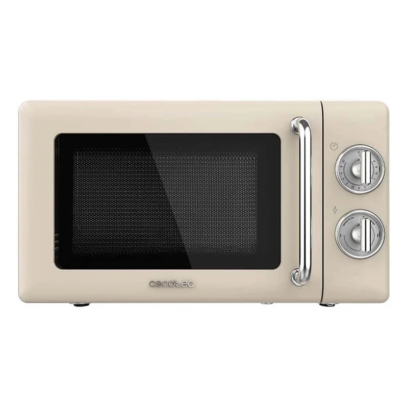 Cecotec ProClean 3010 Retro 700W Microwave, Beige