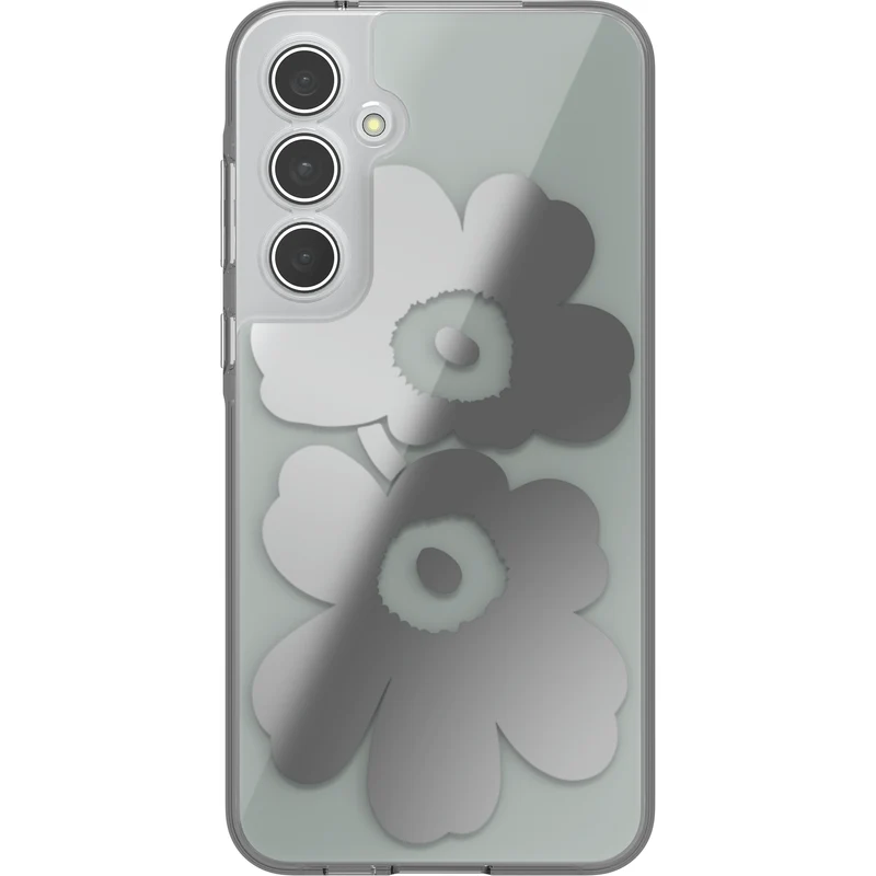 Samsung x Marimekko Dual Layer case for Galaxy A55, Grey/Silver
