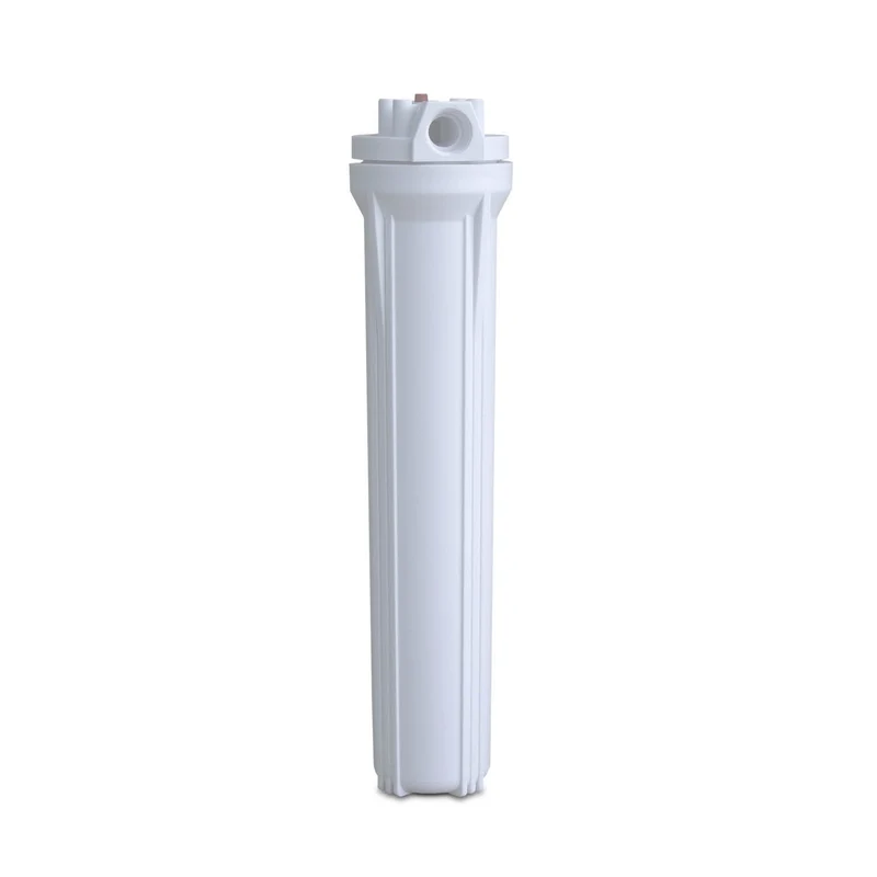 2.5" x 20" White Poly Sump and Cap Assembly