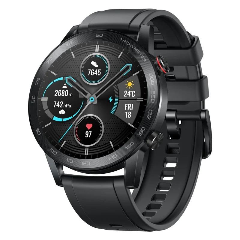 Honor Magicwatch 2 46mm Silicone Wristband - Black