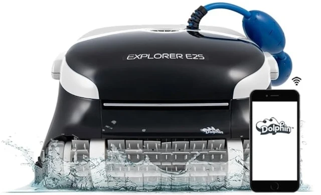 Dolphin Explorer E25 Wi-Fi Robotic Pool Vacuum Cleaner (2025 model)-NEW