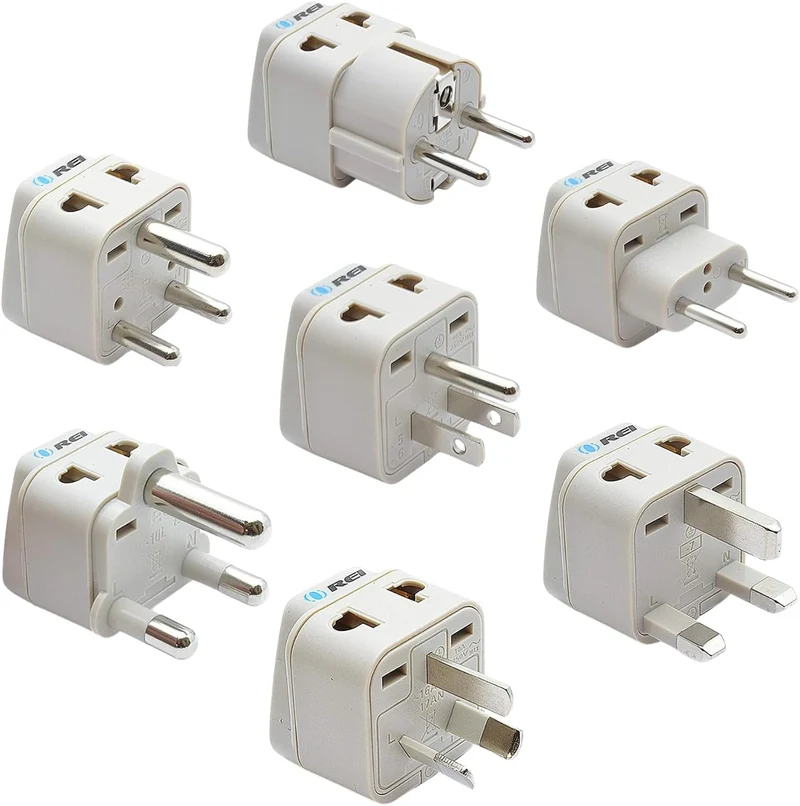 World Travel Adapter Plug International- All in One- Compact Design (DB7-SET)